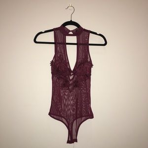 Mesh & Lace Bodysuit (XS)